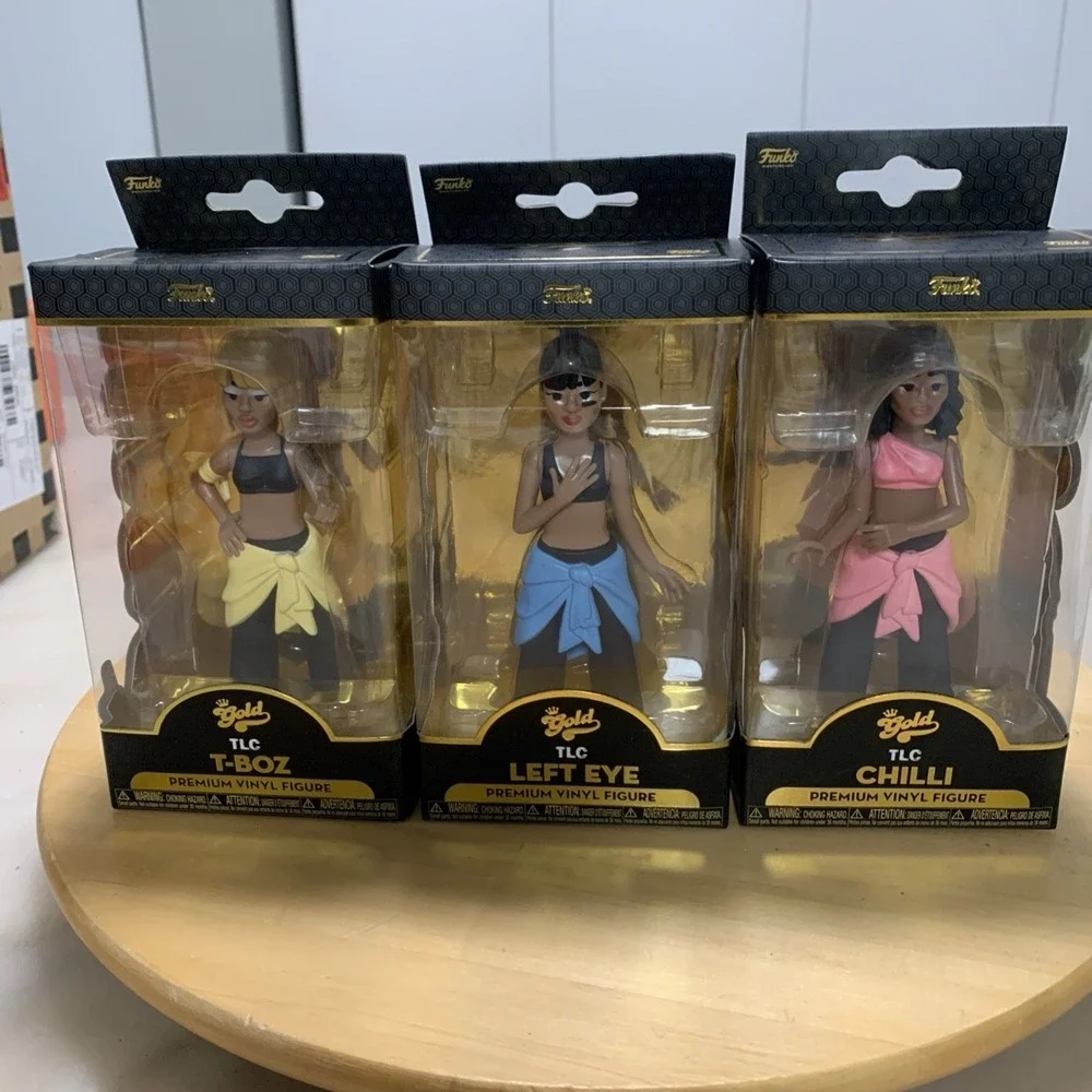 TLC Funko Gold (Waterfalls T-Boz Lisa Lopes Left Eye Chilli) NEW IN BOX